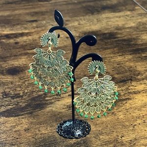 Oxidized Gold Plated Jhumka Earrings/Indian Fashion Jewellery